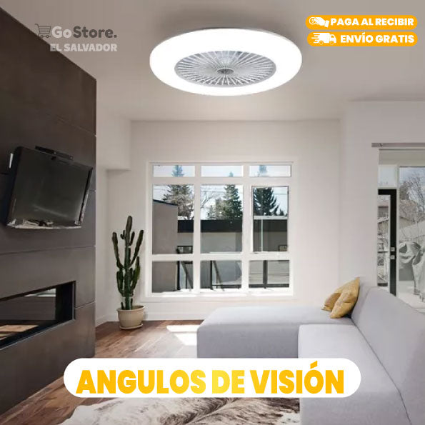 FOCO VENTILADOR LED 180° MULTIFUNCIONAL