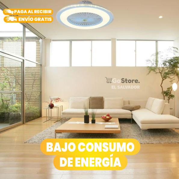 FOCO VENTILADOR LED 180° MULTIFUNCIONAL