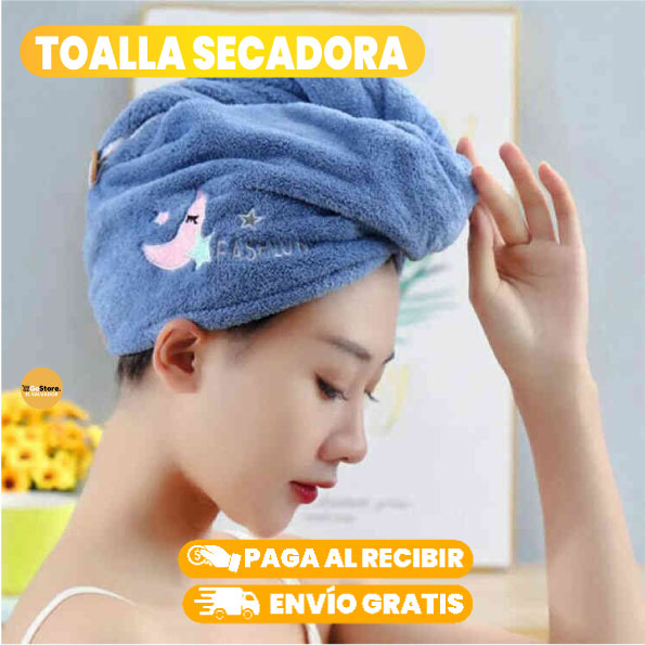 TOALLA MÁGICA PARA SECADO DE CABELLO