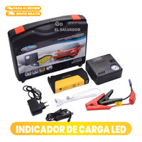 ARRANCADOR AUTO MOTO CARGADOR BATERIA PORTATIL