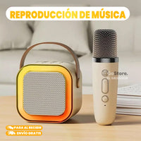 MINI PARLANTE KARAOKE PORTÁTIL