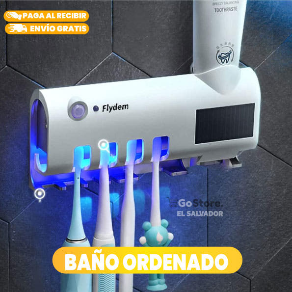 PORTA CEPILLO DE DIENTE CON LUZ UV