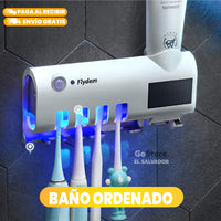 PORTA CEPILLO DE DIENTE CON LUZ UV