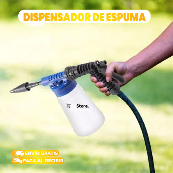 PISTOLA DE LIMPIEZA DE ALTA PRESIÓN CON ESPUMA