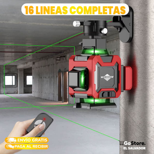 NIVEL LASER 16 LÍNEAS DE 4D