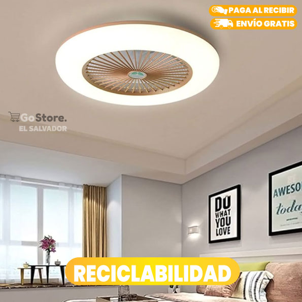 FOCO VENTILADOR LED 180° MULTIFUNCIONAL