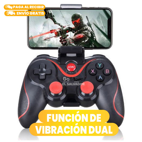 CONTROL GAMEPAD MOREKA X3 BLUETOOTH PARA CELULAR RECARGABLE