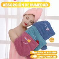 TOALLA MÁGICA PARA SECADO DE CABELLO
