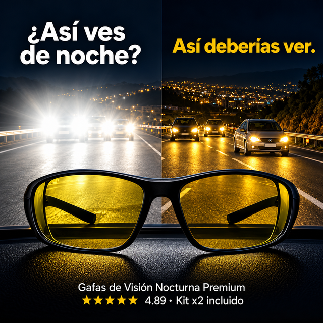 Gafas con visión nocturna para conducir