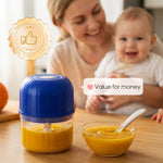 Mini picador eléctrico de alimentos — Prepara ajo y verduras con solo presionar una vez 🍆🥕🧄