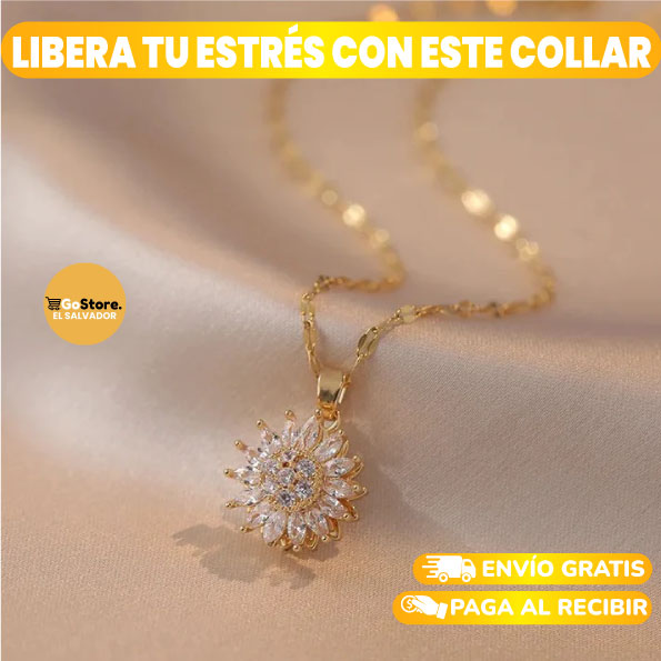 COLLAR DE GIRASOL GIRATORIO