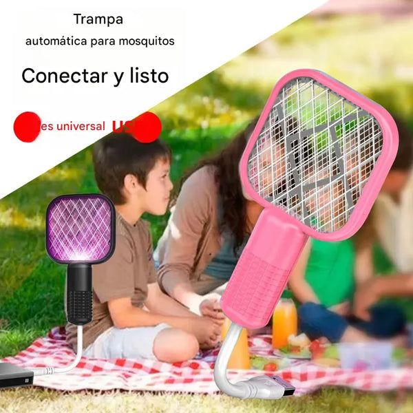 Raqueta Eléctrica Portátil Mata-moscas Pro