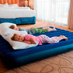 Colchon Inflable Dos Plazas con Almohadas e Inflador