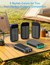 Cargador Solar Portátil con Linterna de Emergencia
