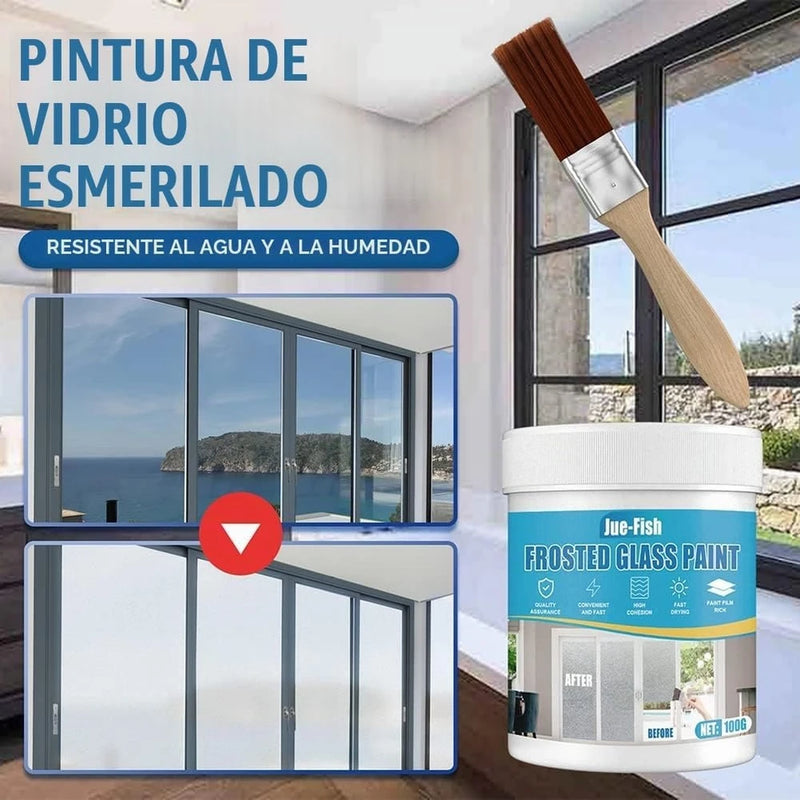 Pintura Efecto Esmerilado Para Vidrio