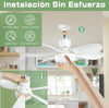Foco Ventilador De Techo 6 Aspas