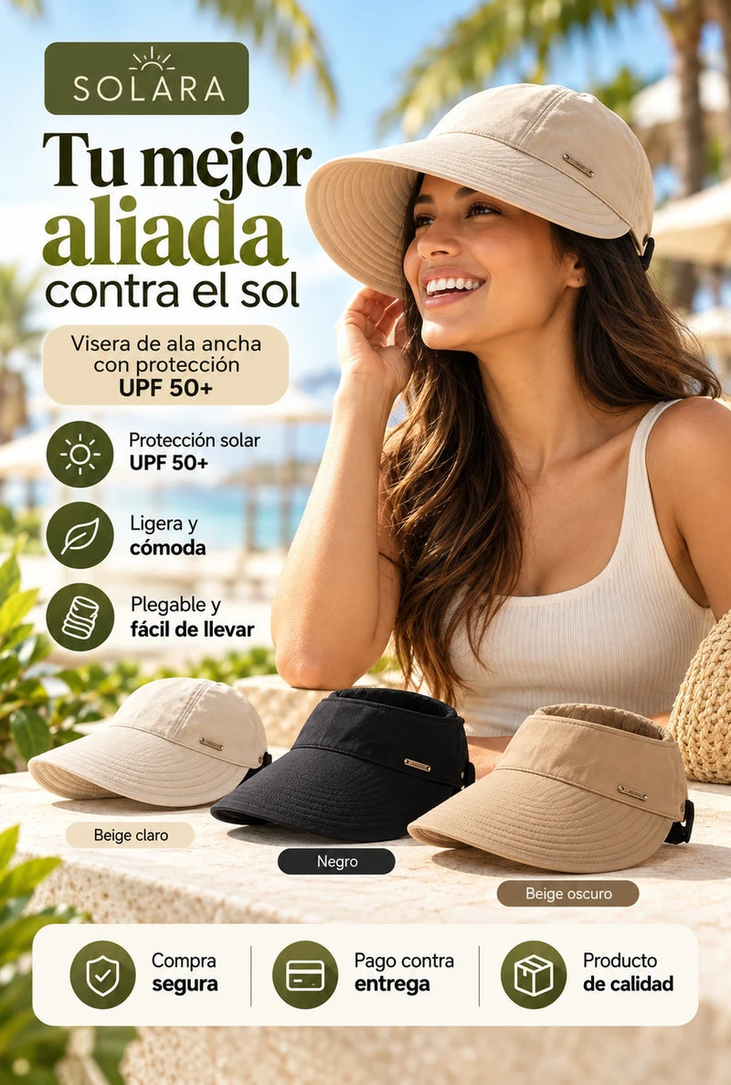 Gorra con Ala Ancha Plegable