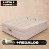 Colchon Inflable Dos Plazas con Almohadas e Inflador