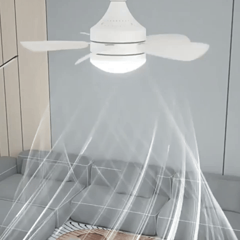 Ventilador de Techo Con Foco LED