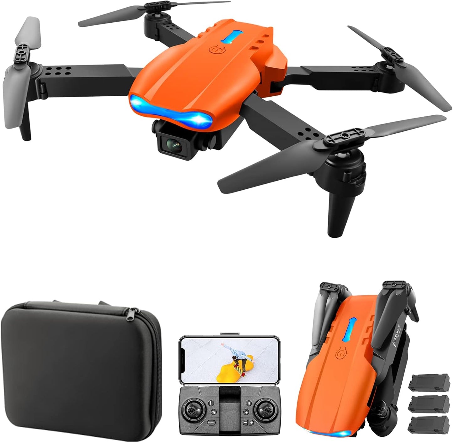 Drone Plegable Full HD con Cámara Dual