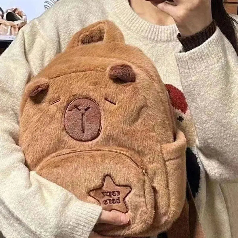 Mochila de Peluche Capibara