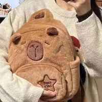 Mochila de Peluche Capibara