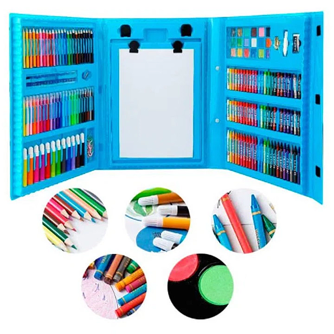 MEGA SET DE ARTE DE 208 PIEZAS