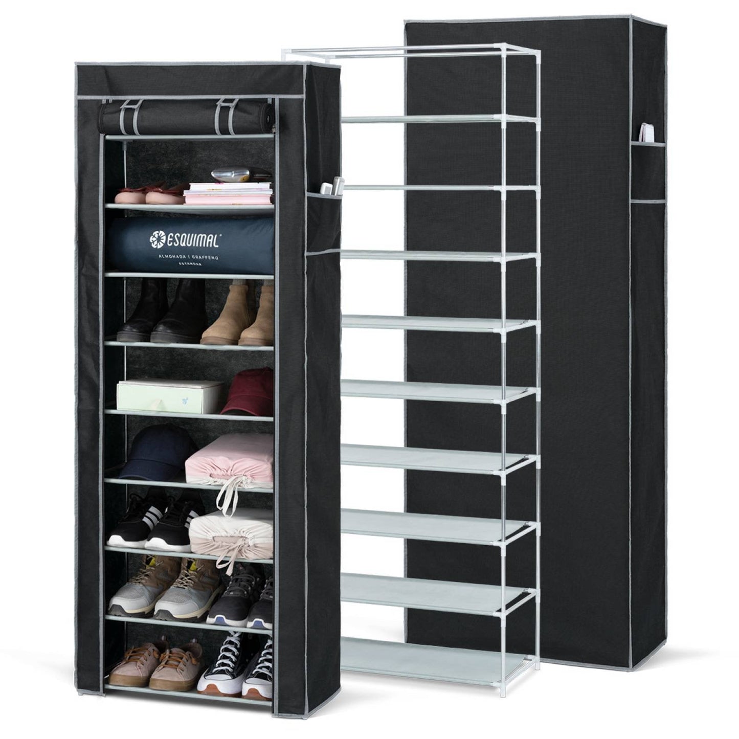 ORGANIZADOR DE ZAPATOS DE 9 NIVELES DE TELA
