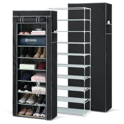 ORGANIZADOR DE ZAPATOS DE 9 NIVELES DE TELA