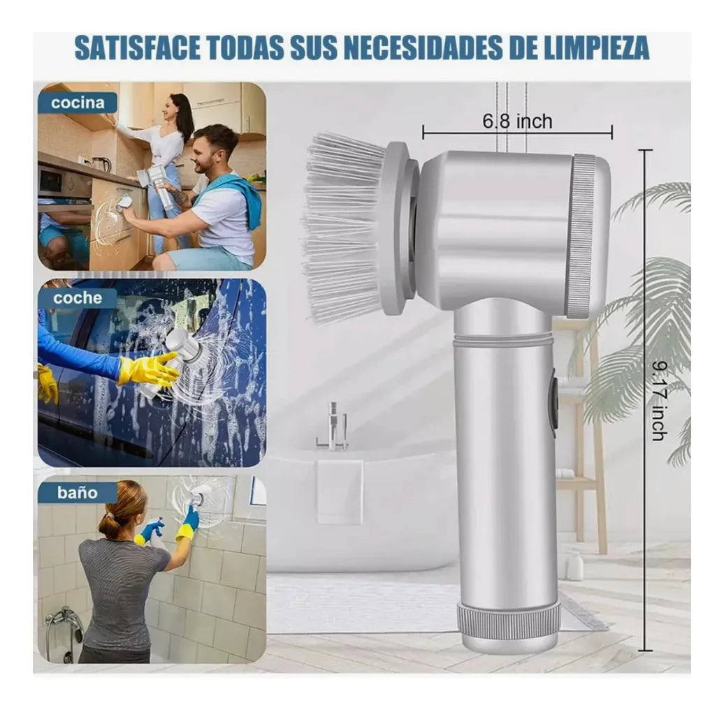 Cepillo Eléctrico Multifuncional 5 en 1