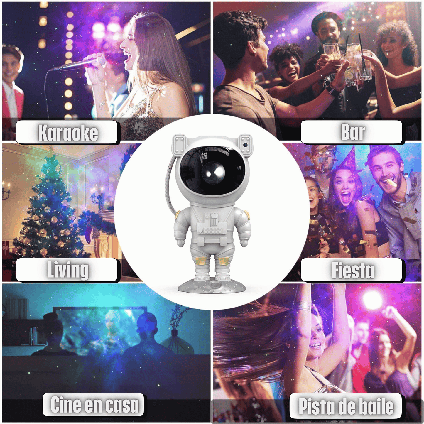 Proyector Astronauta LED