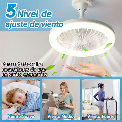Foco ventilador de alta potencia de 5 niveles