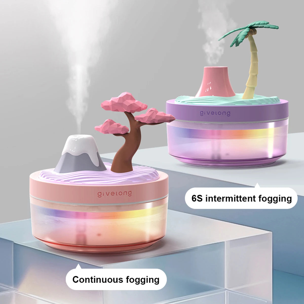 Humidificador con Paisaje Relajante