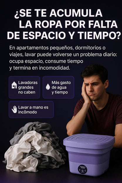 Lavadora Portátil | Diseño portátil y comparto