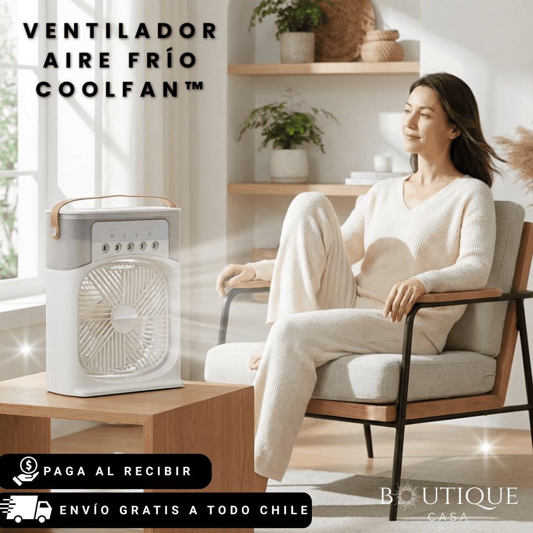 Ventilador con hielo tipo aire acondicionado | CoolFan