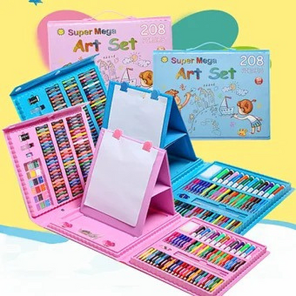 MEGA SET DE ARTE DE 208 PIEZAS