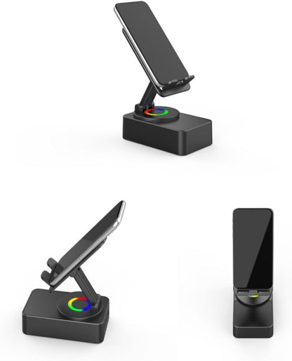 Soporte de teléfono con bocina bluetooth