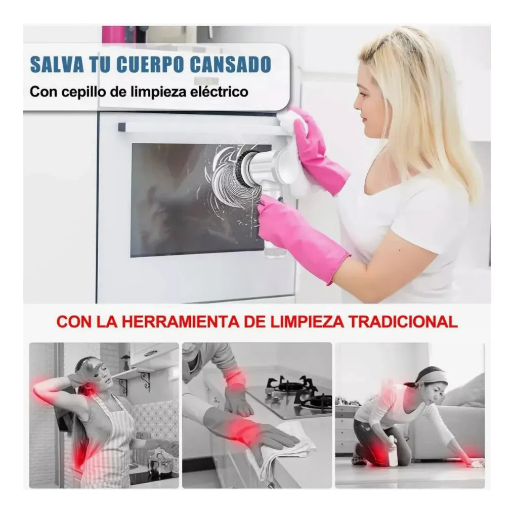 Cepillo Eléctrico Multifuncional 5 en 1