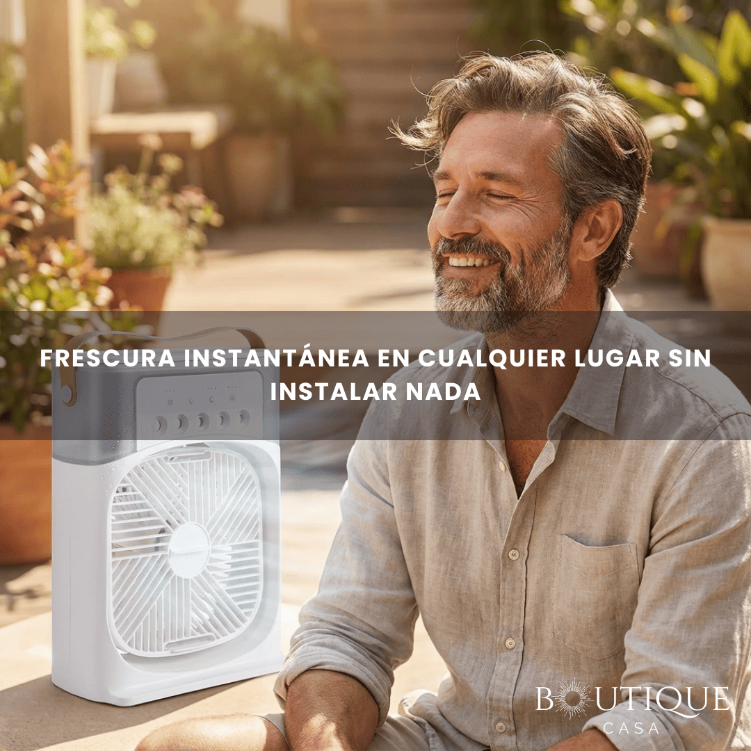Ventilador con hielo tipo aire acondicionado | CoolFan