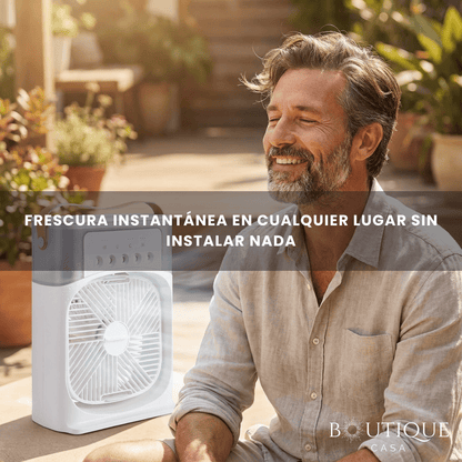 Ventilador con hielo tipo aire acondicionado | CoolFan