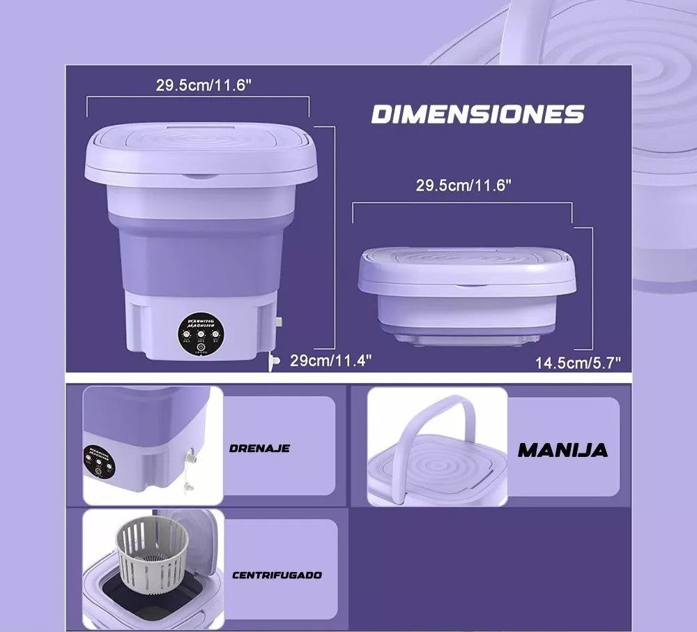 Lavadora Portátil | Diseño portátil y comparto