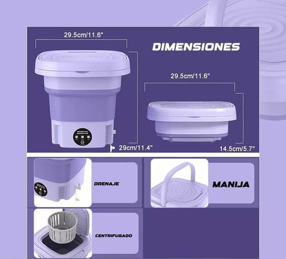 Lavadora Portátil | Diseño portátil y comparto