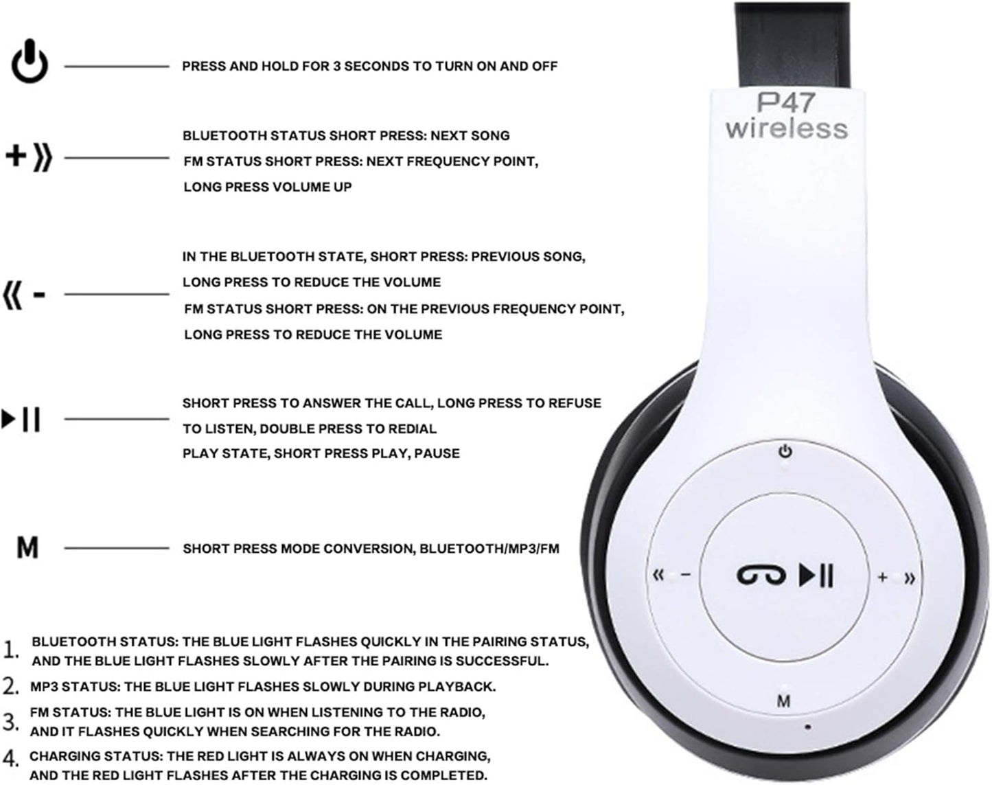 Auriculares Inalámbricos P47