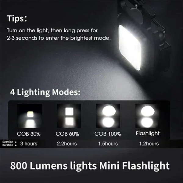Mini Linterna LED Recargable