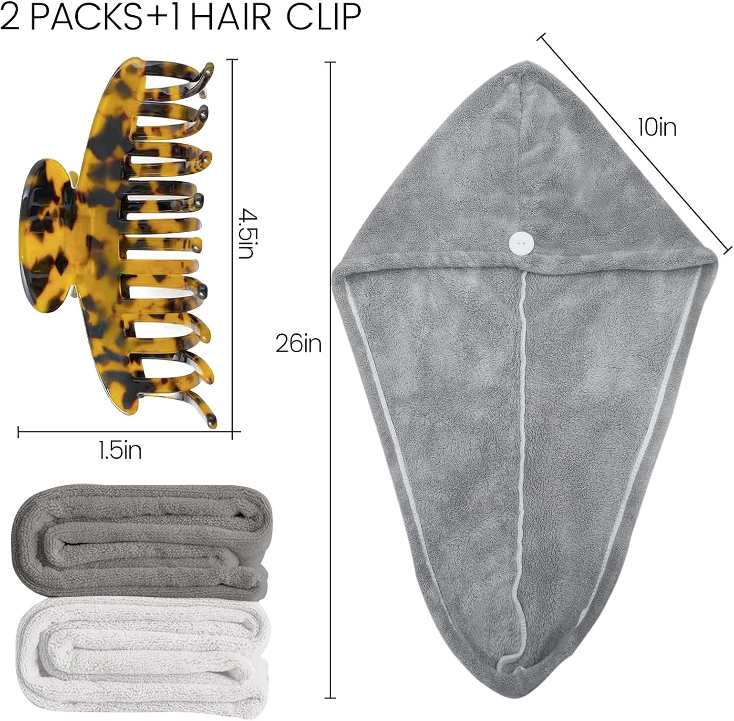 Toalla Secado Rápido para Cabello