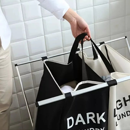 Organizador de tela plegable para ropa sucia