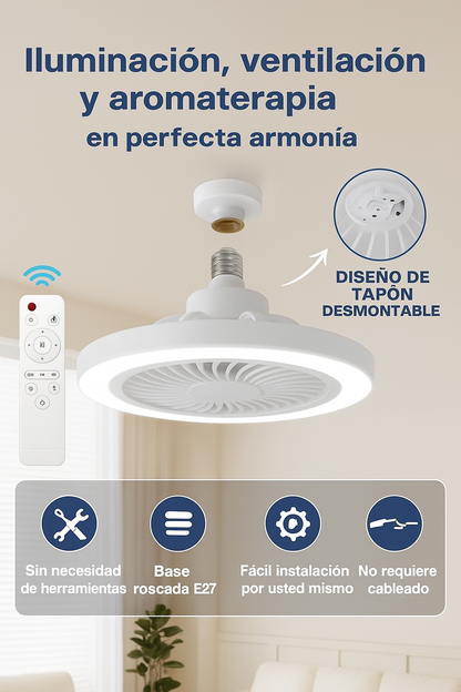 Foco ventilador de alta potencia de 5 niveles