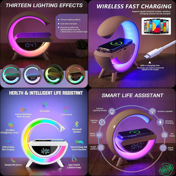 Lámpara Bocina Atmosférica Bluetooth Pro