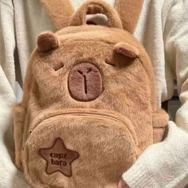 Mochila de Peluche Capibara