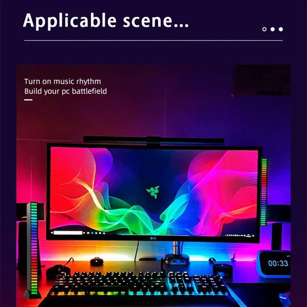 Luz Ambiente Musical LED RGB